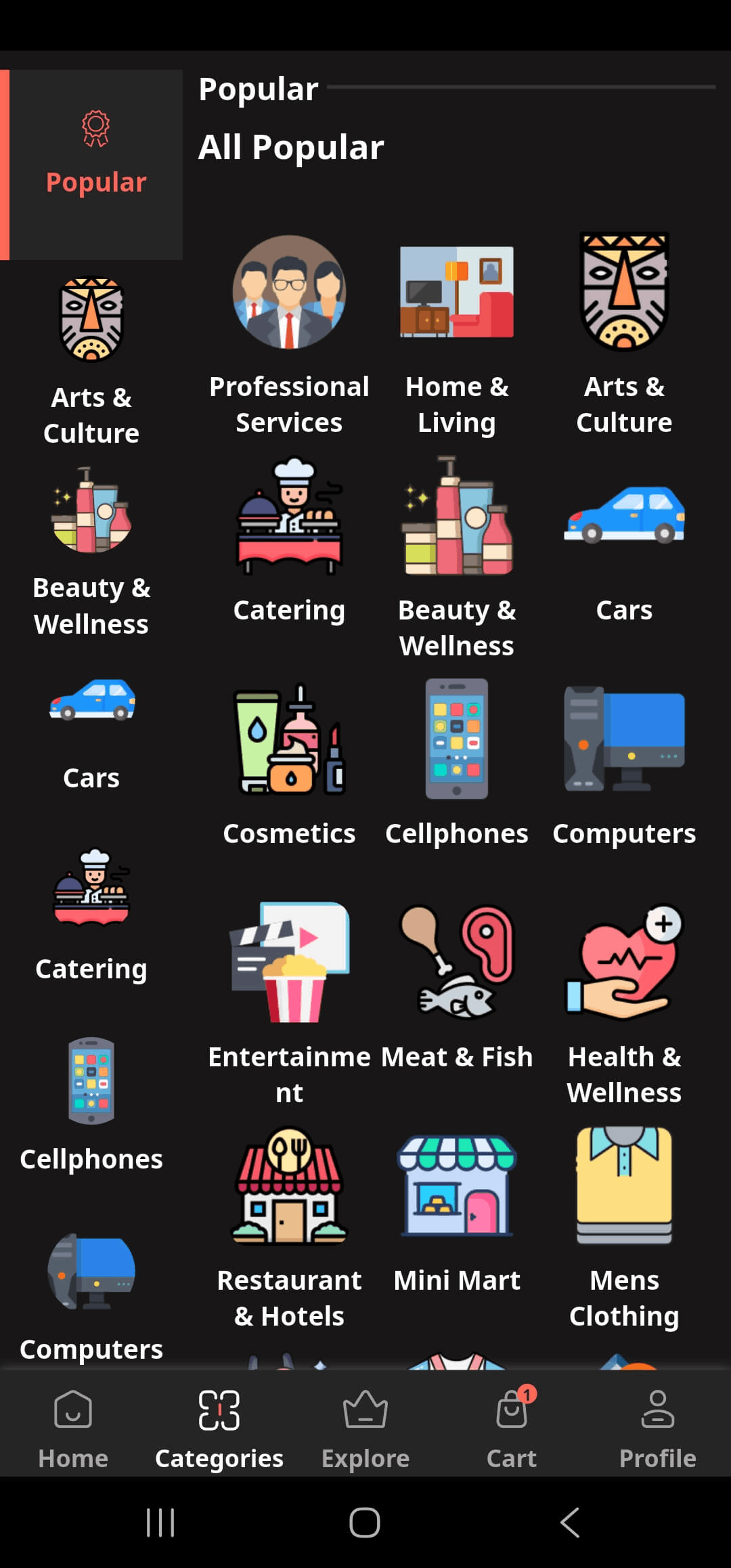 Kariba Marketplace app screenshot 1